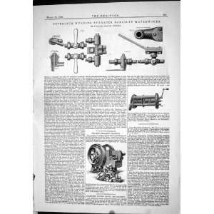  Engineering 1883 Petroleum Furnaces Saratoff Waterworks 
