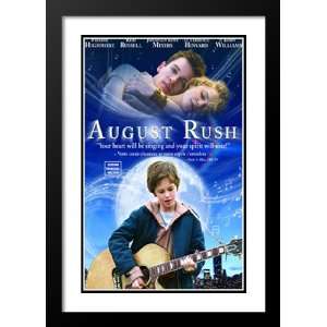  August Rush 20x26 Framed and Double Matted Movie Poster 