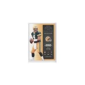    2002 Playoff Contenders #70   Brett Favre Sports Collectibles