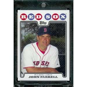   Farrell   Pitching Coach   MLB Trading Card   In Protective Display