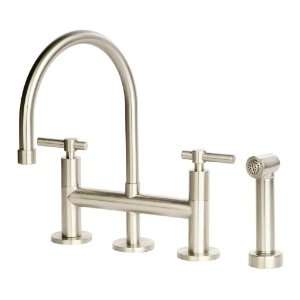  Schon SC400SS Bridge Kitchen Faucet, Stainless Steel