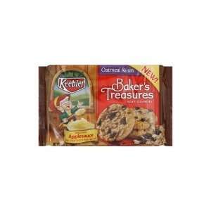  Keebler Bakers Treasures Soft Cookies, Oatmeal Raisin,13 
