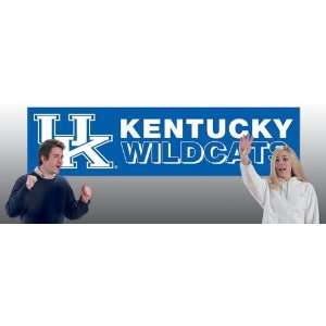  Kentucky UK Wildcats 8ft Embroidered Banner Flag House 