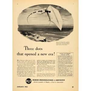   Telegraph System Morse Code Kite   Original Print Ad