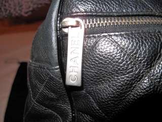 CHANEL Blk LEATHER Doctor HAND BAG Purchased at CHANEL STORE IN 