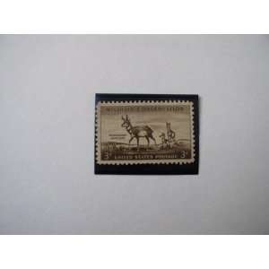   US Postage Stamp, S#1078, Wildlife Conservation, Pronghorn Antelope