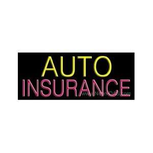 Auto Insurance Outdoor Neon Sign 13 x 32