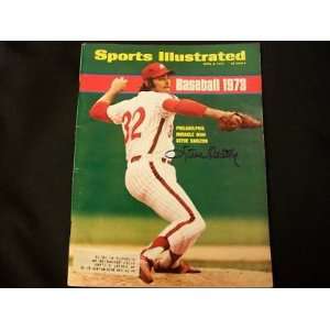  Steve Carlton Auto 4/9/73 Sports Illustrated PSA DNA Q 