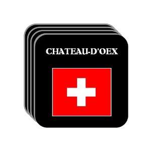  Switzerland   CHATEAU DOEX Set of 4 Mini Mousepad 