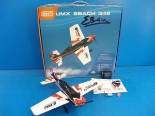 flite UMX Sbach 342 Ultra Micro R/C Airplane BNF Bind N Fly 