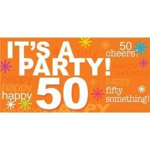  Time to Party 50, Invitation, 8 Count 