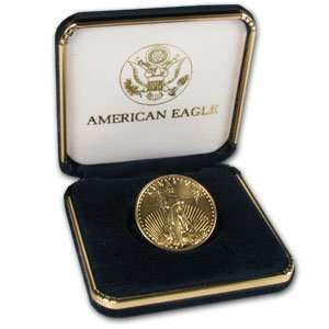  US Mint Coin Velvet Box for Gold 1/2 Oz Eagle (Empty 