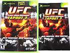 UFC Ultimate Fighting Championship Tapout 2 II CASE AND MANUAL ONLY 