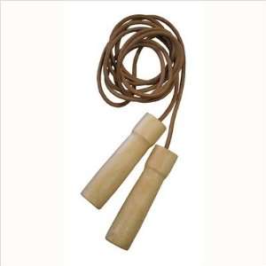   Leather Jump Rope with Wooden Handles AJR285