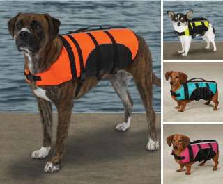   Gear PET PRESERVER Dog Life Vest Jacket ALL SIZES Aquatic Safety Saver