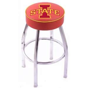  Iowa State University Steel Stool with 4 Logo Seat and 