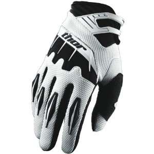  Thor S12 Spectrum Motocross Off Road MX Gloves White 