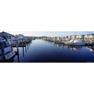 Boats Docked at a Harbor, Little River, South Carolina, USA Stretched 