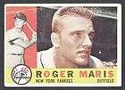   BASEBALL 377 ROGER MARIS N Y NEW YORK YANKEES VG EX CARD FREE SHIPP