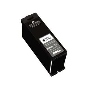 Dell Part # 330 5885 OEM Black Ink Cartridge (X739N, K1143, Series 21R 
