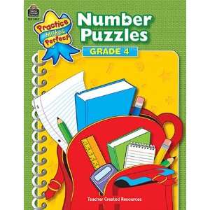  10 Pack TEACHER CREATED RESOURCES NUMBER PUZZLES GR 4 