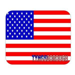  US Flag   Tyngsborough, Massachusetts (MA) Mouse Pad 