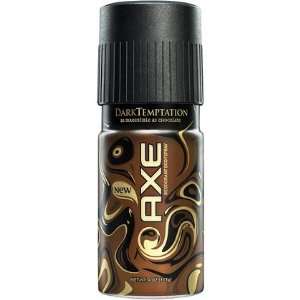 Axe Deodorant Body Spray For Men Dark Tempation 4 oz (Quantity of 5)