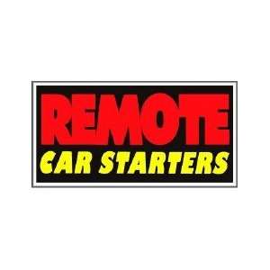  Remote Car Starters Backlit Sign 20 x 36