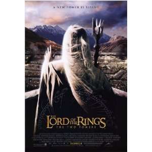Lord of the Rings  Two Towers (Saruman) Movie Poster Double Sided 