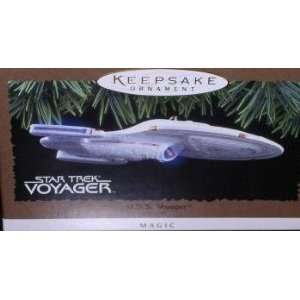 USS Voyager Star Trek AUTOGRAPHED BY HALLMARK ARTIST LYNN NORTON 