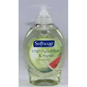 Softsoap Liquid Hand Soap, Crisp Cucumber & Melon 6 Oz Pump (Case of 
