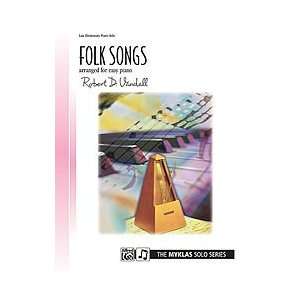  Folk Songs for Easy Piano Book