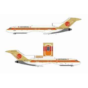  Jet X Continental B727 100 Red Model Airplane Everything 