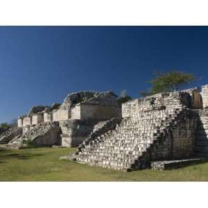  with Two Structures Called the Twins, Ek Balam, Yucatan, Mexico 