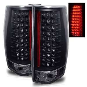   11 Chevy Surburban Black LED Tail Lights (Escalade Style) Automotive