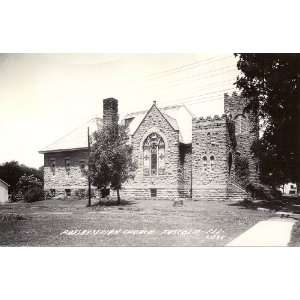   Postcard   Presbyterian Church   Tuscola Illinois 