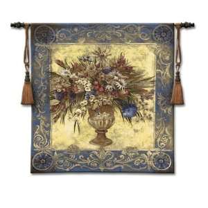   Tuscan Urn Cerulean Woven Wall Tapestry [Kitchen]