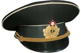   Navy Force Officer Naval Fleet Forage Peaked Cap Hat USSR Army Surplus