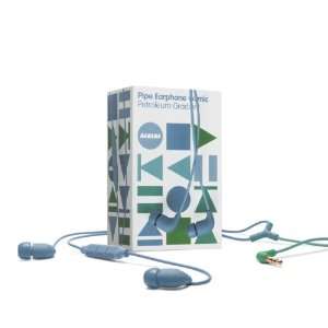  AIAIAI Pipe Earphones w/ Mic   Petroleum Gradient 