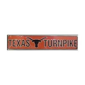  Texas Turnpike Street Sign 