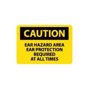  OSHA CAUTION Ear Hazard Area Ear Protection Required At 