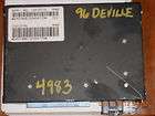   Cadillac Deville Seville Eldorado air ride control module 16218716