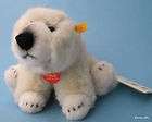 steiff cute woven fur arco baby polar bear 20 cm