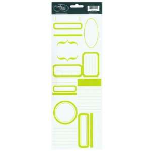  Simply Luxe Luxe Urious Stickers   Lime