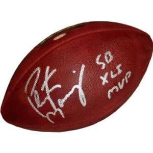   SB XLI MVP Inscription   Autographed Footballs