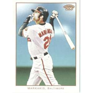  2009 Topps 206 #122 Nick Markakis   Baltimore Orioles 
