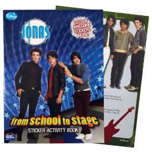  JONAS From School to Stage Sticker Activity Book (1 