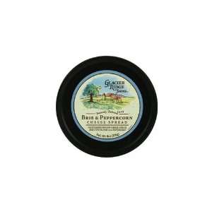 Glacier Ridge Brie Peppercorn Cheese Spread (Economy Case Pack) 8 Oz 