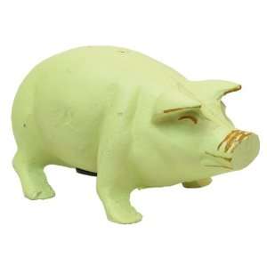   Cast Iron Large White Pig Bank Clements BACKORDERED 