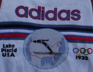 Vtg ADIDAS Winter Olympics LAKE PLACID 1980 Mens Sweatshirt M to L 